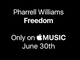 Apple Music、ファレル・ウィリアムズの新曲を独占配信へ