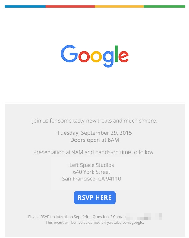  Googleからの招待状