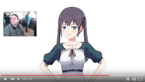 あなたもアニメの世界に 顔の表情と2次元キャラが連携 Facerig Live2d Module Itmedia News