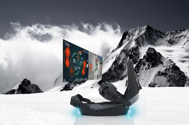 世界初・スマホ連携スノーボードバインディング「SNOW-1」 重心や