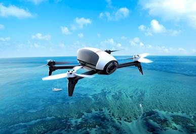 重量500グラムで25分稼働のドローン「Parrot Bebop 2」国内発売
