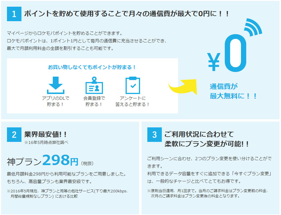 月298円からの格安sim ロケットモバイル ポイントためれば 月額0円 も Itmedia News