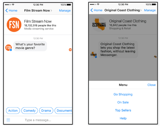 Facebook メッセンジャーbotに選択ボタンなどの新機能 1万以上のbotが稼働中 Itmedia News