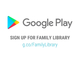 Google PlayのAndroidアプリやコンテンツを6人で共有する「Family Library」開始　日本でも