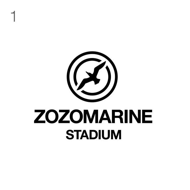 Zozoマリン 新ロゴ決定 球場正面にカモメのロゴ設置 Itmedia News