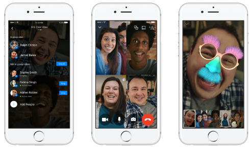 Facebook Messenger Lineに続きグループビデオ通話対応 6人まで同時表示 Itmedia News