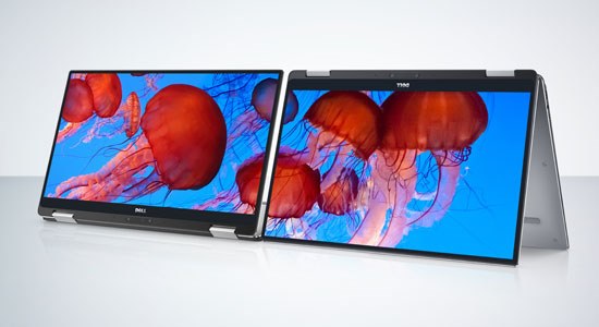 Dell、狭額縁な13インチハイブリッドノート「XPS 13 2-in-1」、1000