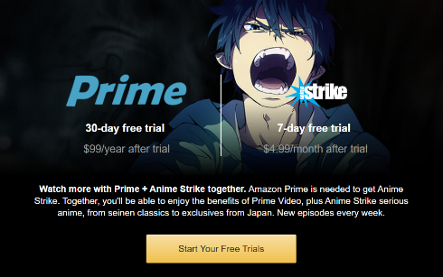 Amazon Com プライム会員向け日本アニメ専門有料チャンネル Anime Strike を開始 クズの本懐 など最新番組も Itmedia News