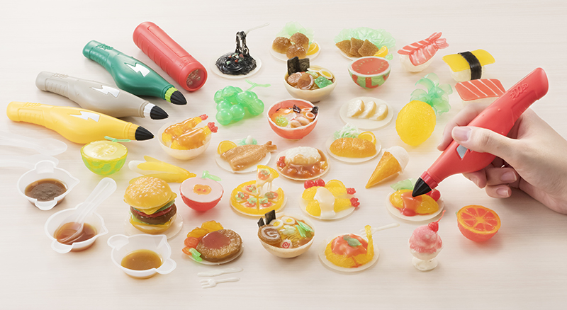 ミニチュア食品サンプルが作成できる「3Dドリームアーツペン 食品
