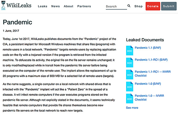 WikiLeaksCIA̕sANZXc[J