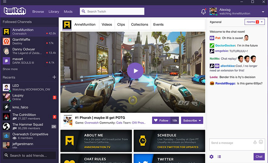 Twitchのwindows Macアプリ登場 ダークモード や動画チャットが可能 Itmedia News