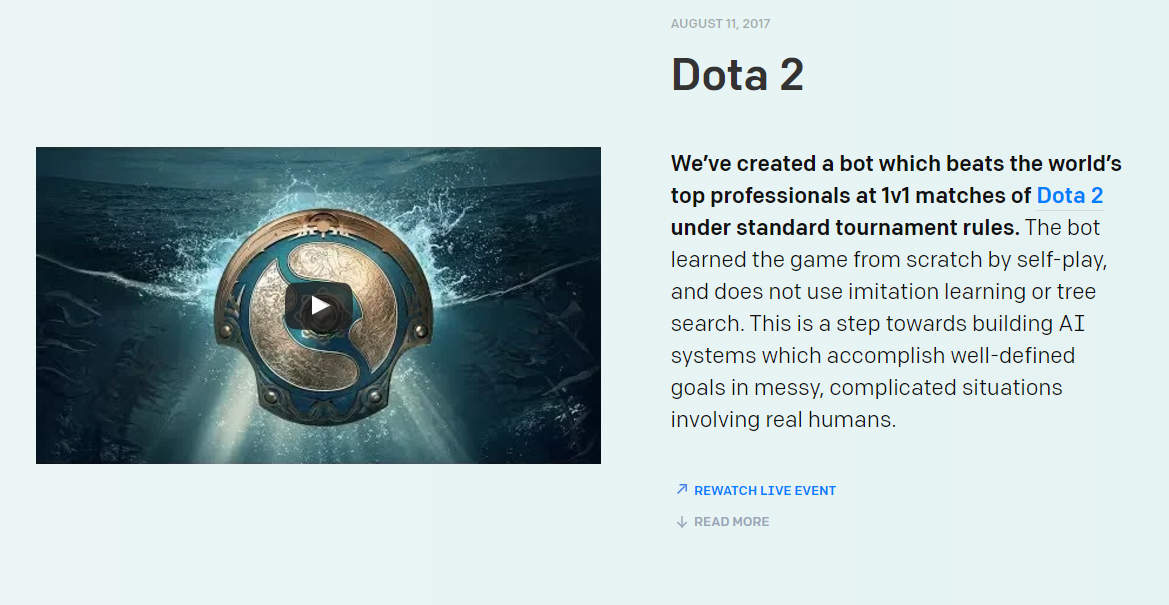 PCゲーム「Dota2」でAIが世界トッププロに勝利 - ITmedia NEWS