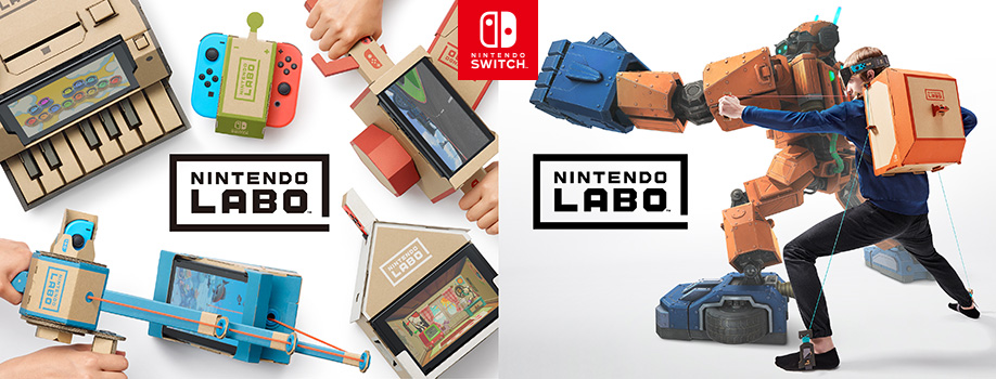 任天堂、Switchと合体する“段ボールコントローラー”「Nintendo Labo ...