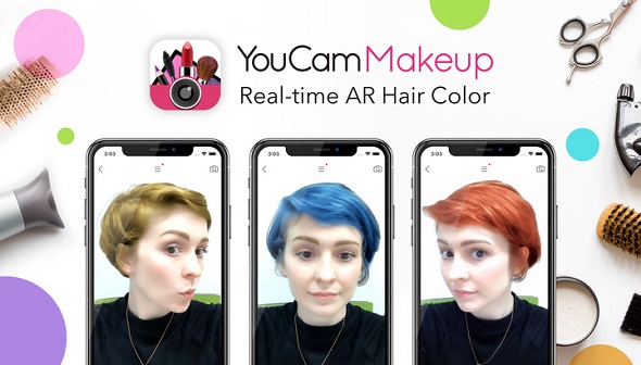 メークアプリで 髪色変える Ar機能 Aiで髪の揺れにも反応 Itmedia News