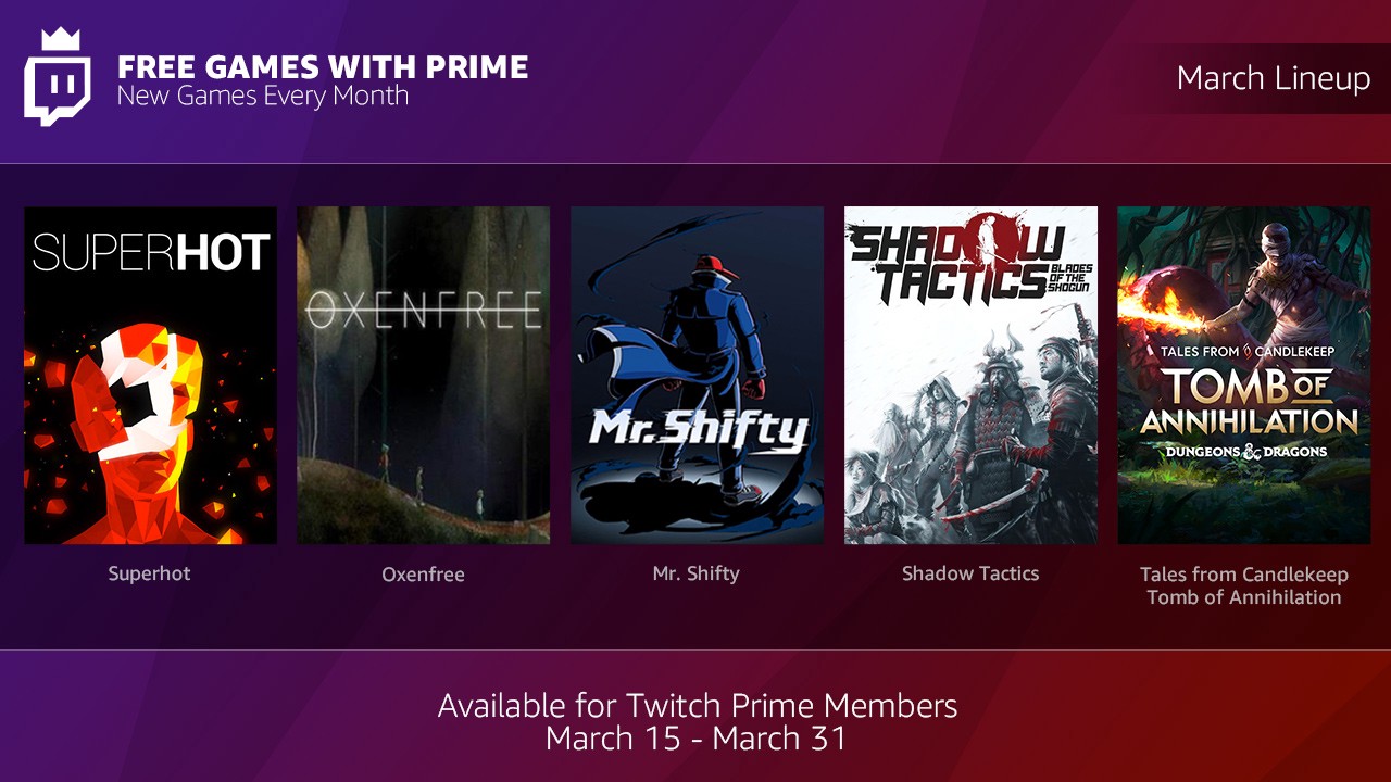 Amazonのtwitch Primeで毎月数本のゲームが無料の Free Games With Prime Itmedia News