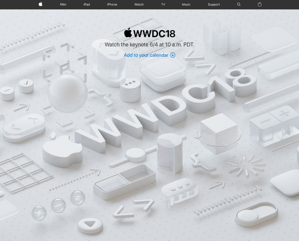  Apple、WWDCのスケジュールを公開、基調講演は6月22日午前10時（PT）に開催