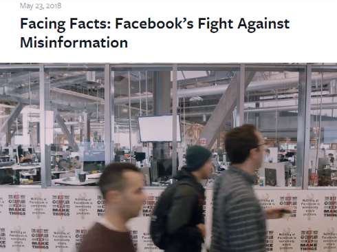 Facebook フェイクニュース対策について説明 プロが監督した啓蒙動画や啓蒙広告など Itmedia News