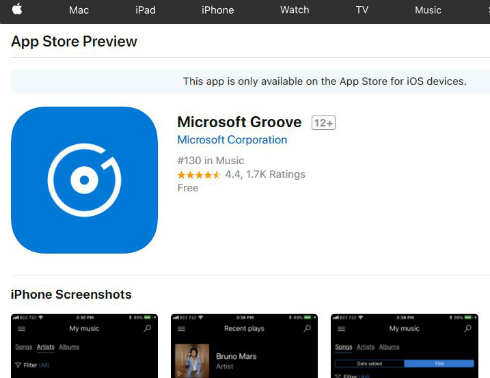 Microsoft Ios Android音楽アプリ Microsoft Groove を年末終了へ Itmedia News