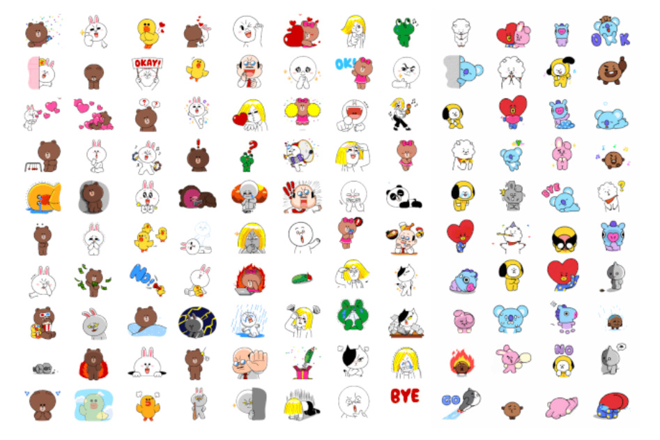 LINE、動く無料スタンプ追加 コニーやブラウンなど120種 - ITmedia NEWS