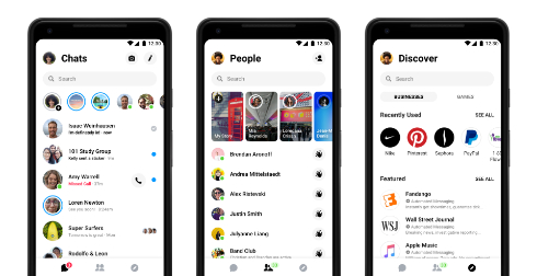 Facebookメッセンジャーのモバイルアプリ Messenger 4 でシンプルに Itmedia News