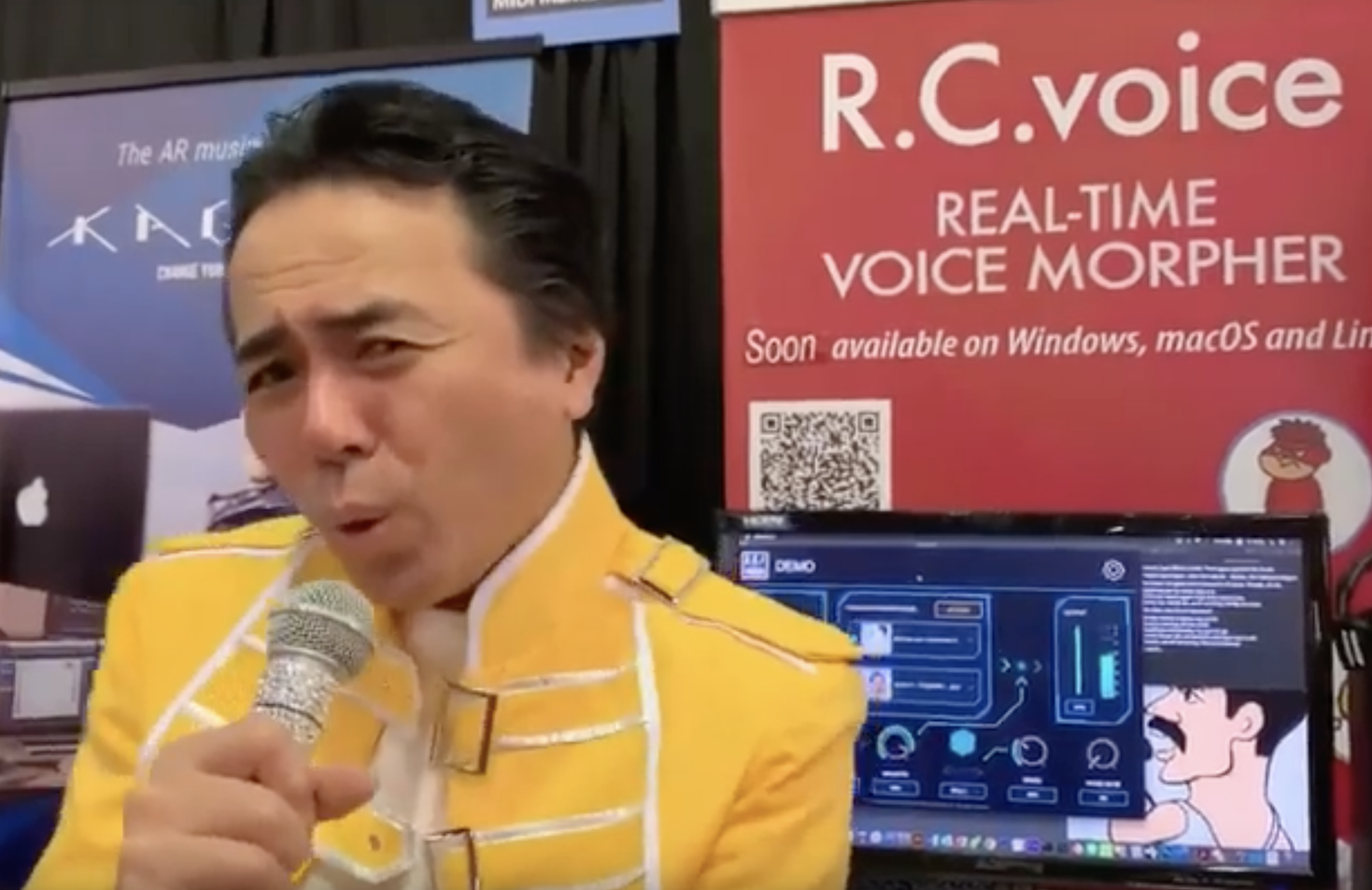 フレディ・マーキュリーそっくり歌手がAIでますますそっくりに？：NAMM