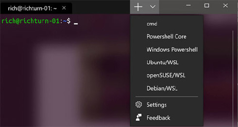 Microsoft Windows Terminal を発表 タブ機能 コマンドプロンプト Powershell Sshなどを統合 Build 19 Itmedia News