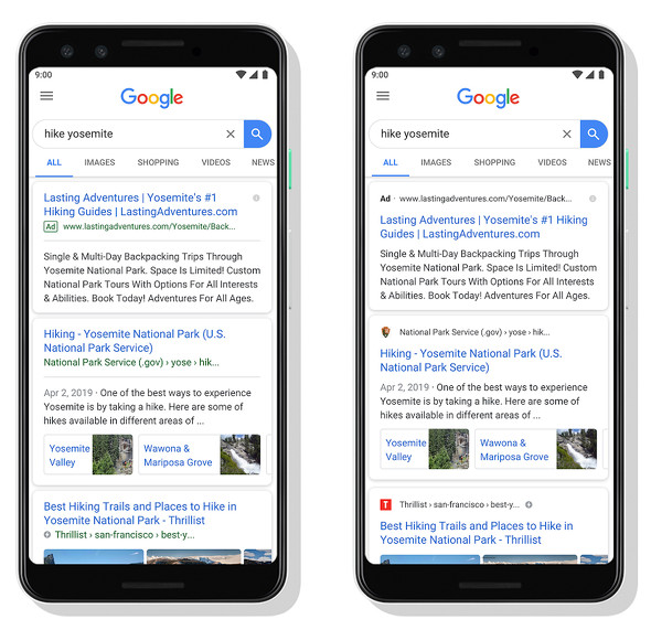 Google検索結果のデザイン変更でリンク先のアイコン表示へ Itmedia News