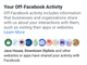 Facebook、ユーザー履歴の外部との共有を確認・切断するツール「Facebook外のアクティビティ」を3カ国で提供開始