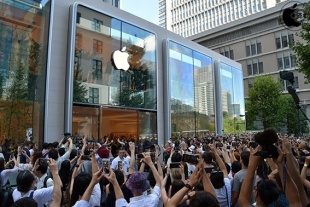 日本最大のapple Store Apple 丸の内 のオープンを見てきた Itmedia News