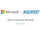 Microsoft、DropboxやGoogle Driveなどから「Microsoft 365」への移行ツール企業Moverを買収