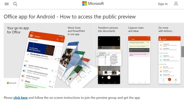Microsoft Officeのモバイル版プレビュー公開 Word Excel Powerpointを1つにまとめた高機能アプリ Itmedia News