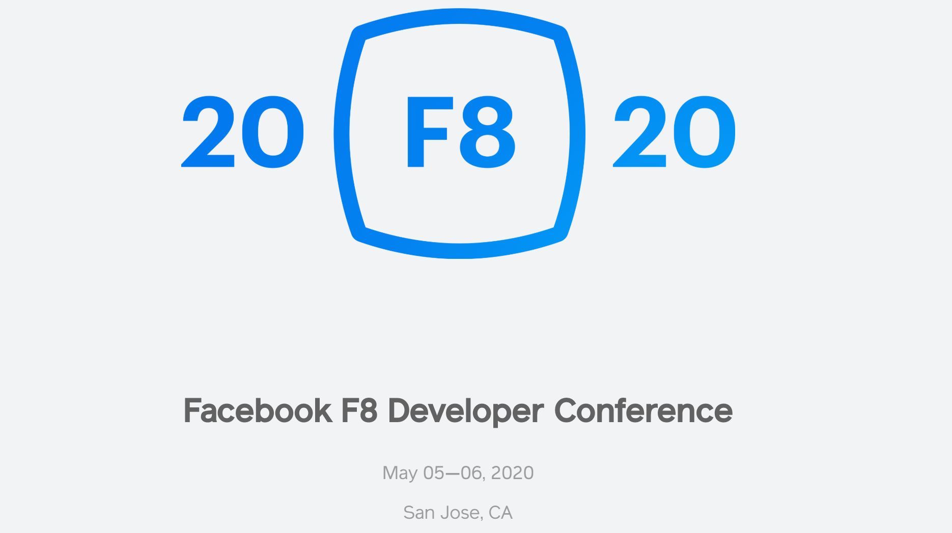 Facebookの2020年の「F8」開発者会議は5月5、6日にサンノゼで ITmedia NEWS