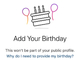 Instagram、新規ユーザー登録で生年月日入力が必須に