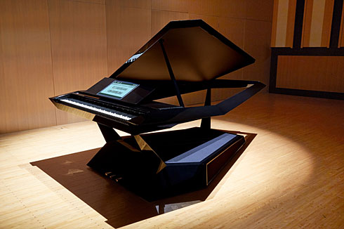 多面体のグランドピアノ ローランドがcesで参考展示 Android搭載 Itmedia News