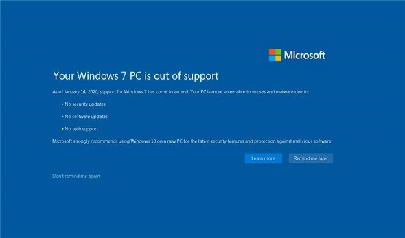 Windows 7 きょうサポート終了 いまだに1400万台のpcが稼働中 Itmedia News