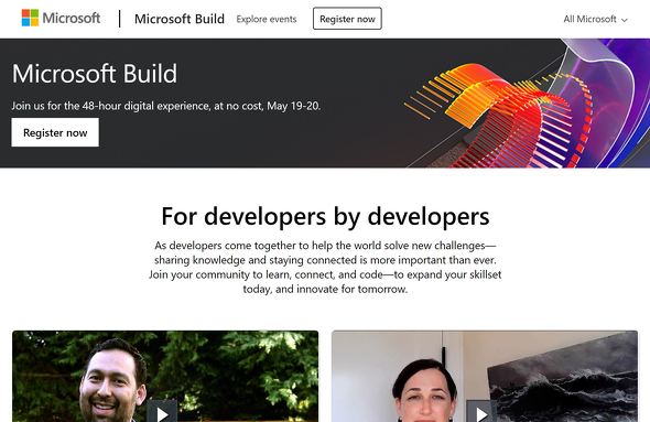 Microsoft、バーチャル「Build 2020」を5月19日から48時間、無料で開催
