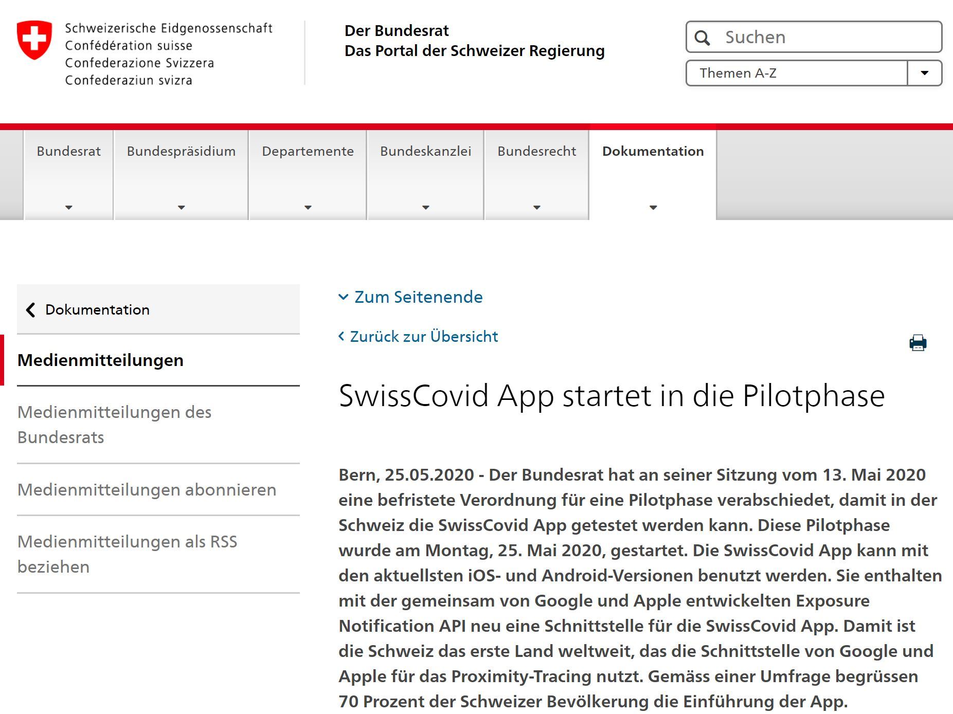 Appleとgoogleのapi採用新型コロナ接触確認アプリのスイス版 Swisscovid パイロット開始 Itmedia News