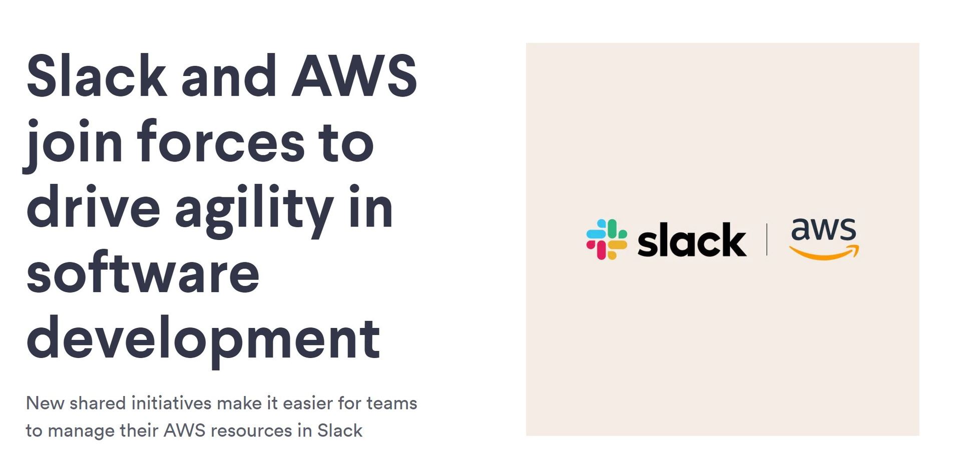 【IT】AWSとSlack、戦略的提携を発表　SlackはAmazon Chimeを採用し、AWSは全社でSlackを採用