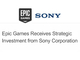 ソニー、Unreal EngineやフォートナイトのEpic Gamesに2億5000万ドル投資