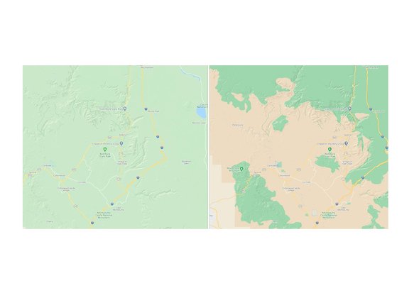 Googleマップ 砂漠か森かなど自然の特徴が色で分かるアップデート 一部都市で道路の詳細情報も Itmedia News