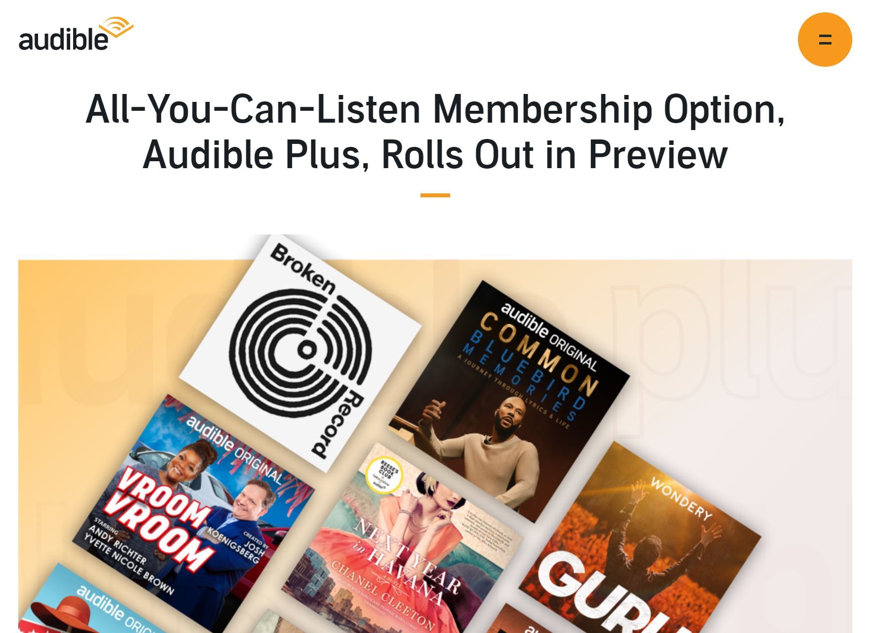 Amazon.com傘下のAudible、コインはないけど聴き放題の月額8ドルサービス開始 - ITmedia NEWS