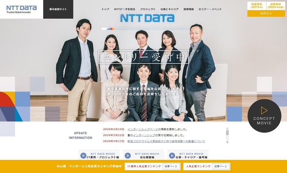 新卒採用ページ好感度ランキング 総合1位はソニー デザインがおしゃれ などの声 Itmedia News