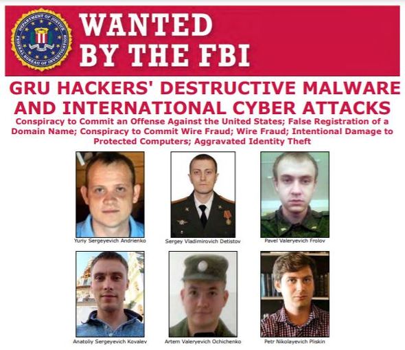 米司法省 ロシア諜報員6人をサイバー攻撃関与で起訴 ウクライナ停電や米病院マルウェア感染など Itmedia News