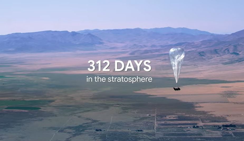 Alphabetの気球ネット網「Loon」の気球、滞空記録が312日間に