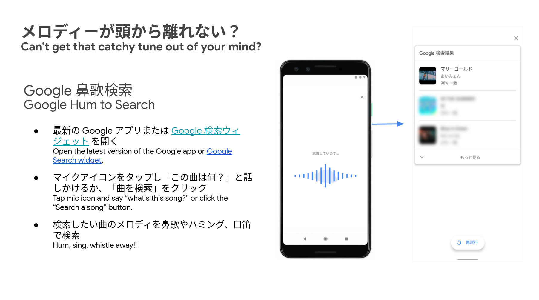 ふんふふん で曲名が分かるgoogleの鼻歌検索 驚きの的中度支えるマッチング手法 Googleさん 1 2 ページ Itmedia News