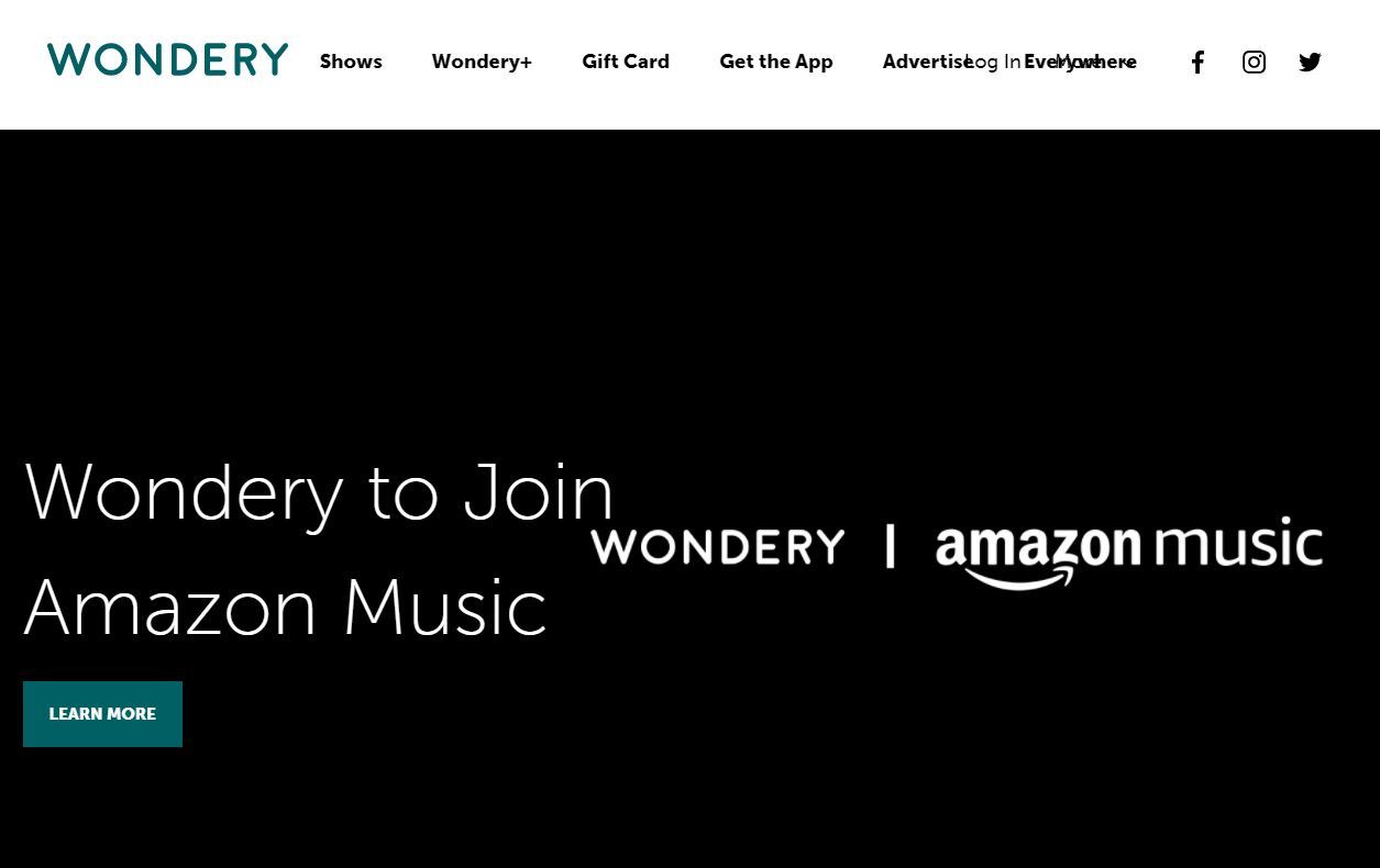 Amazon、PodcastサービスのWondery買収　「Amazon Music」に統合へ