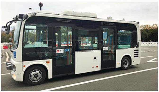 NEC、自動運転「レベル4」の公道実験　5G対応のバス運行