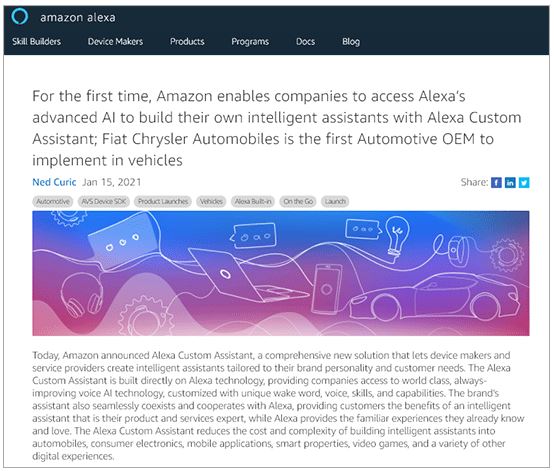 Amazon、アレクサのウェイクワードや声、機能などカスタマイズできる「Alexa Custom Assistant」発表