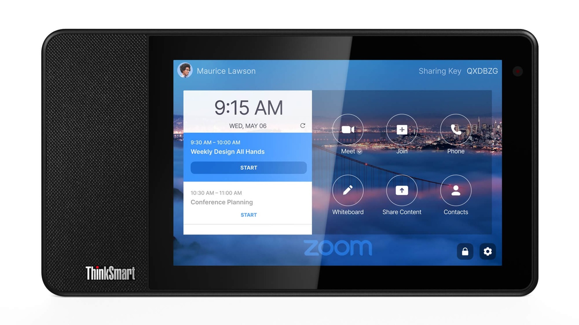 ワンタッチでZoom会議に参加 専用端末「ThinkSmart View for Zoom」レノボから - ITmedia NEWS