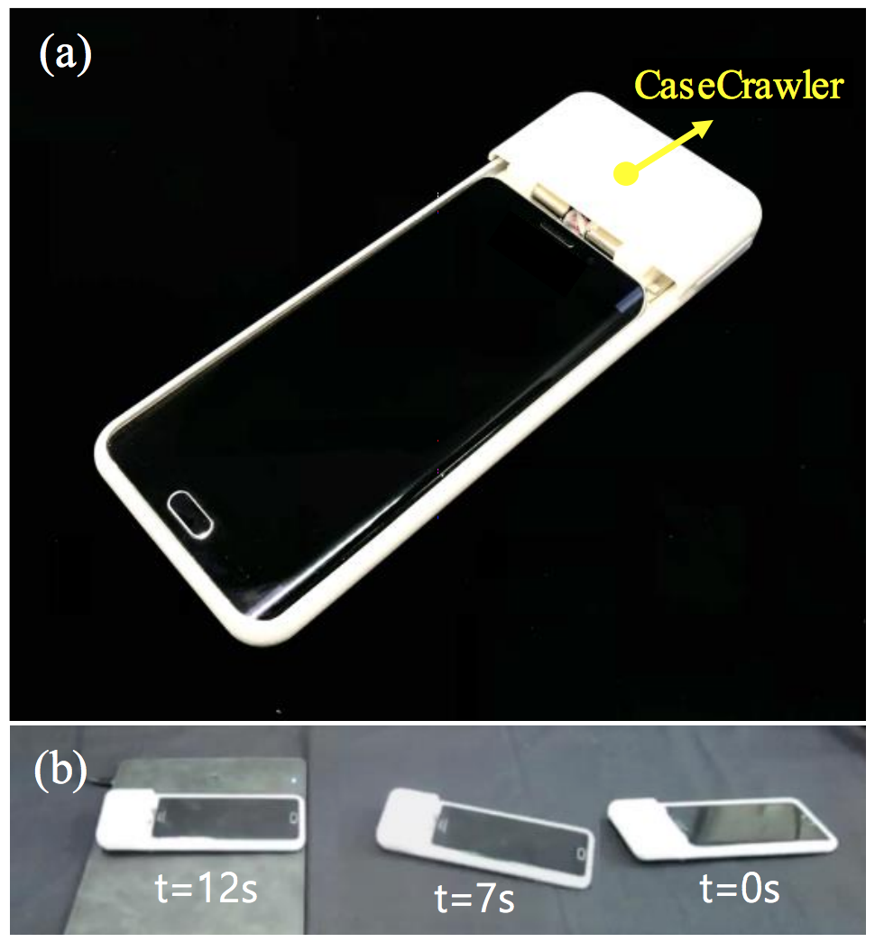 虫のように充電器に這いよるスマートフォンケース　ソウル大学校「CaseCrawler」開発